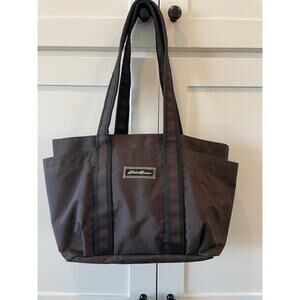 Eddie Bauer Midi Drawstring Brown Tote